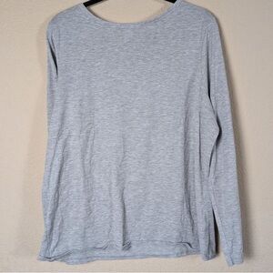 Gray Long Sleeve Women's Top